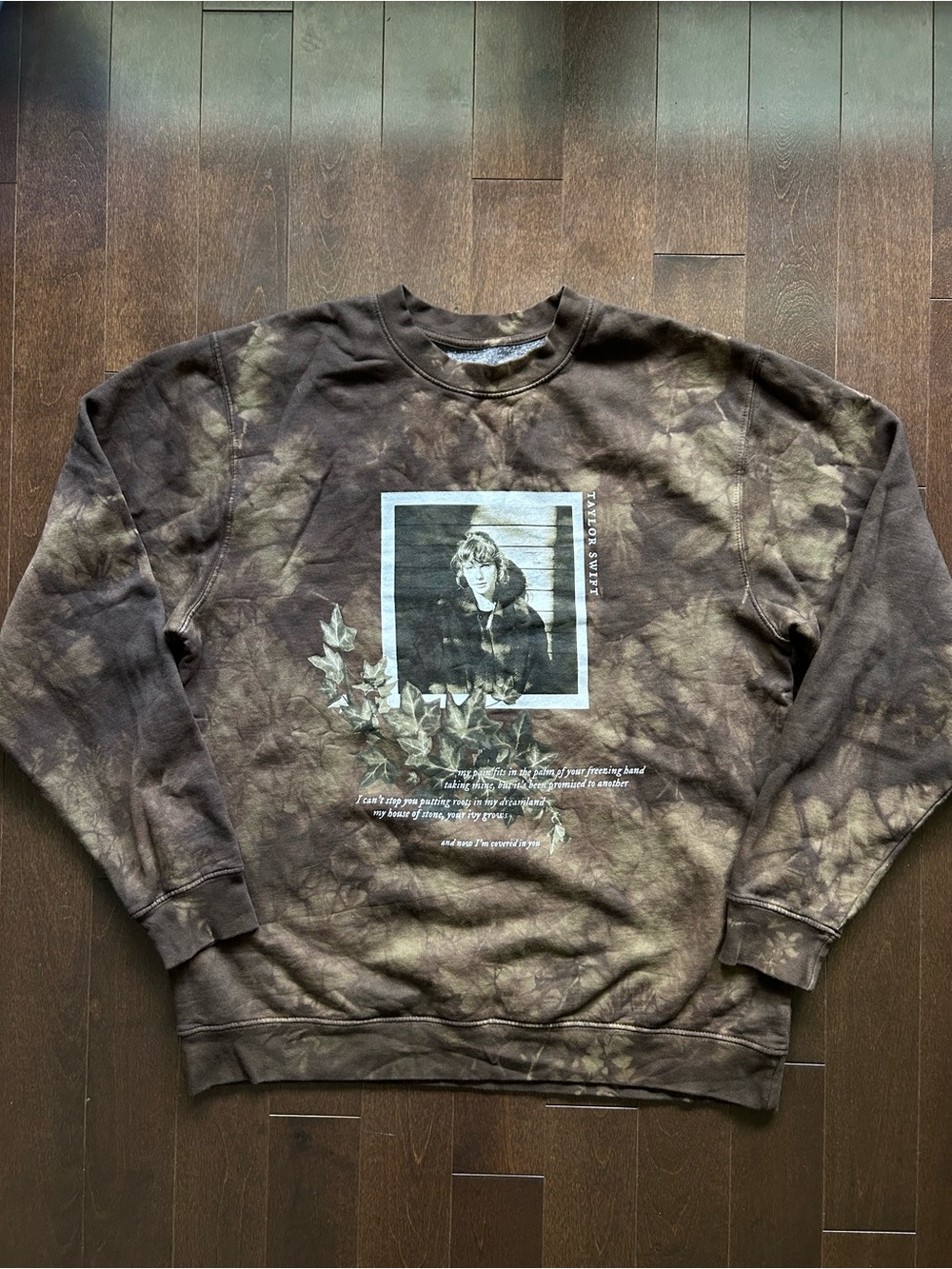 Taylor Swift Your Ivy Grows Evermore Album Crewneck Sweatshirt Merchandise 2020